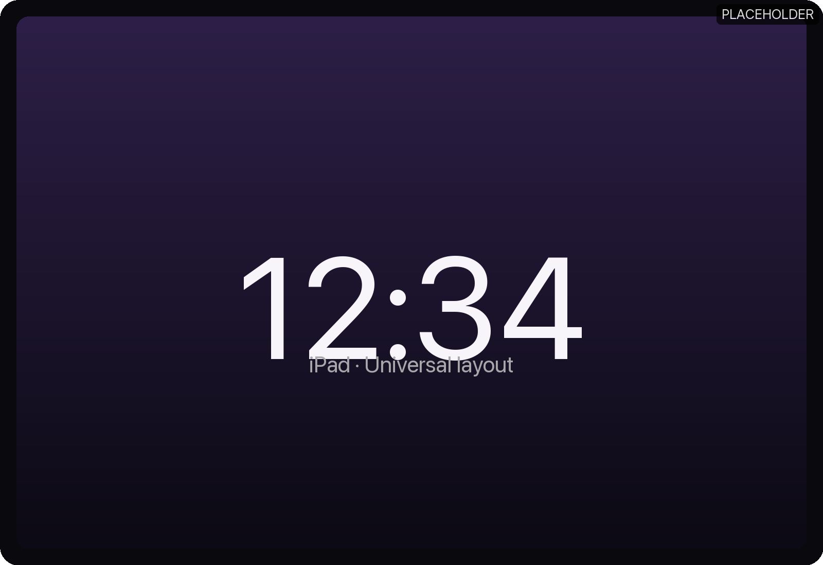 Tockwell on iPad (placeholder)
